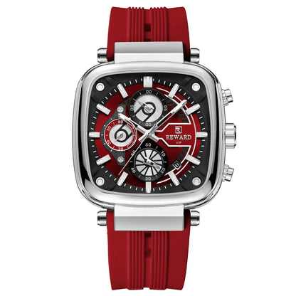 Stravon Square Chrono Sport Watch