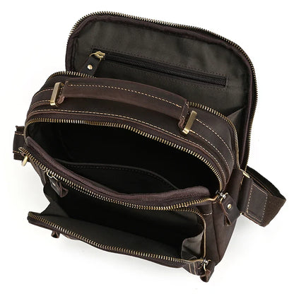 VALTORA™ leren crossbody slingtas