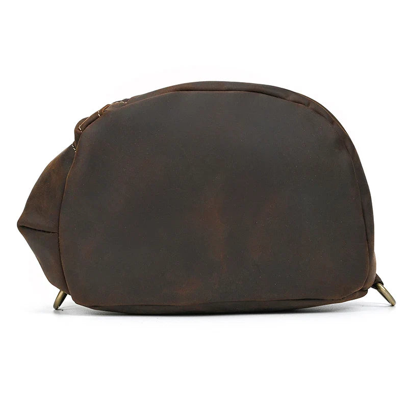 Leather Convertible Backpack Crossbody Bag Fanny Pack