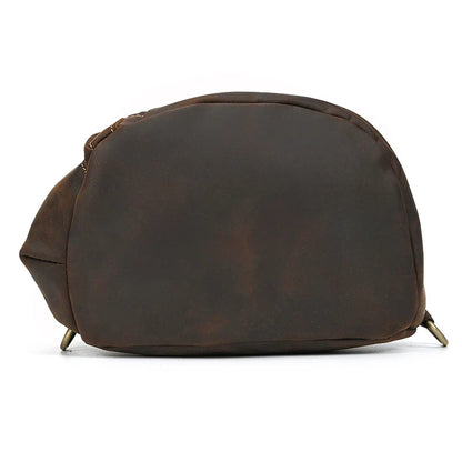 Leather Convertible Backpack Crossbody Bag Fanny Pack