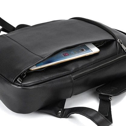 Single ritssluiting 15,6 inch laptop Retro-rugzak