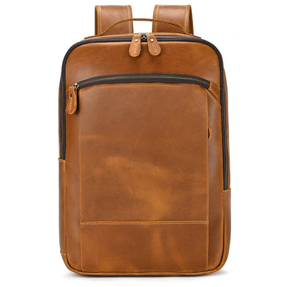 Single ritssluiting 15,6 inch laptop Retro-rugzak