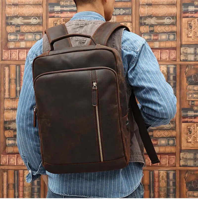 Minimalist Leather Backpack