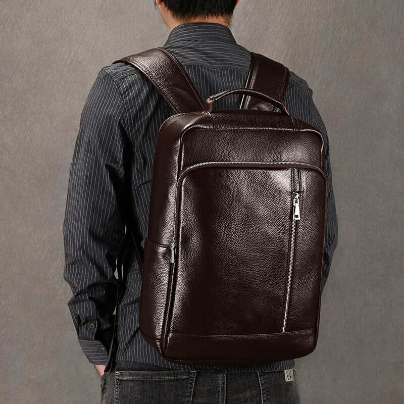 Minimalist Leather Backpack