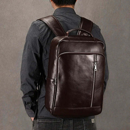 Minimalist Leather Backpack