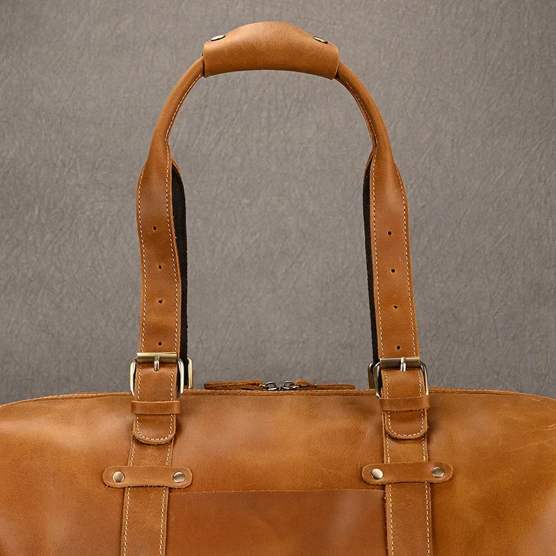 Fashion Leren Reistas voor Mannen