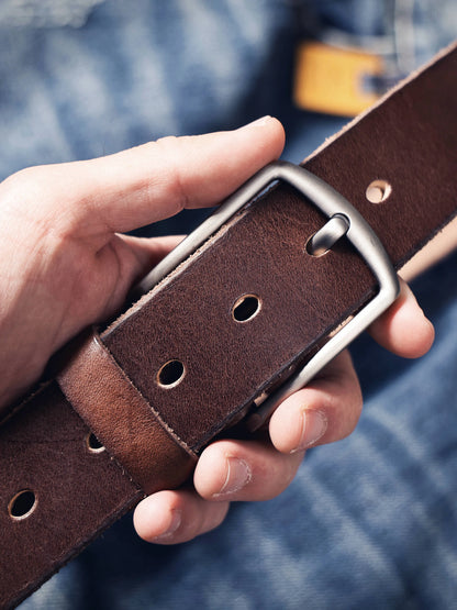 RAUVIK™ Retro Genuine Cowhide Leather Belt