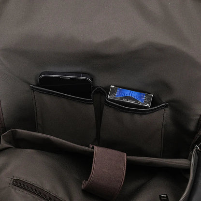 Single ritssluiting 15,6 inch laptop Retro-rugzak