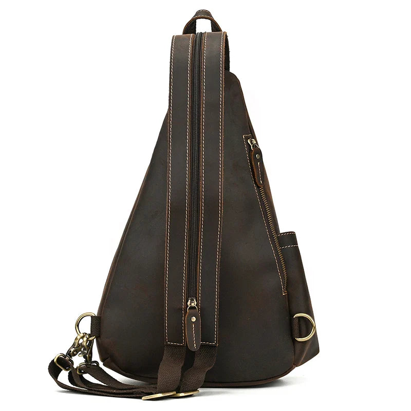 Leather Convertible Backpack Crossbody Bag Fanny Pack