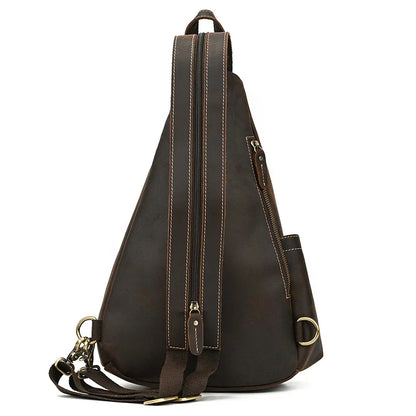 Leather Convertible Backpack Crossbody Bag Fanny Pack