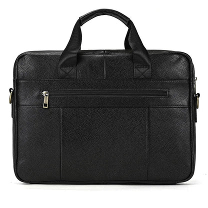 Men's Genuine Leather Business Briefcase