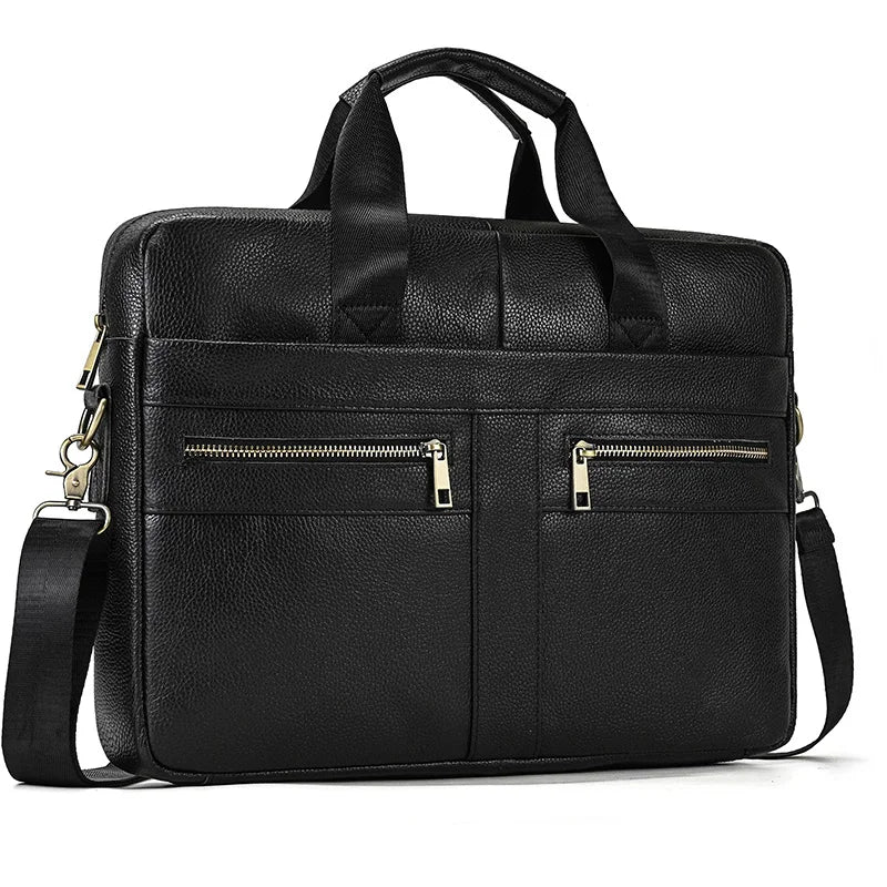 Men's Genuine Leather Business Briefcase