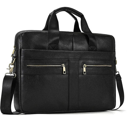 Men's Genuine Leather Business Briefcase