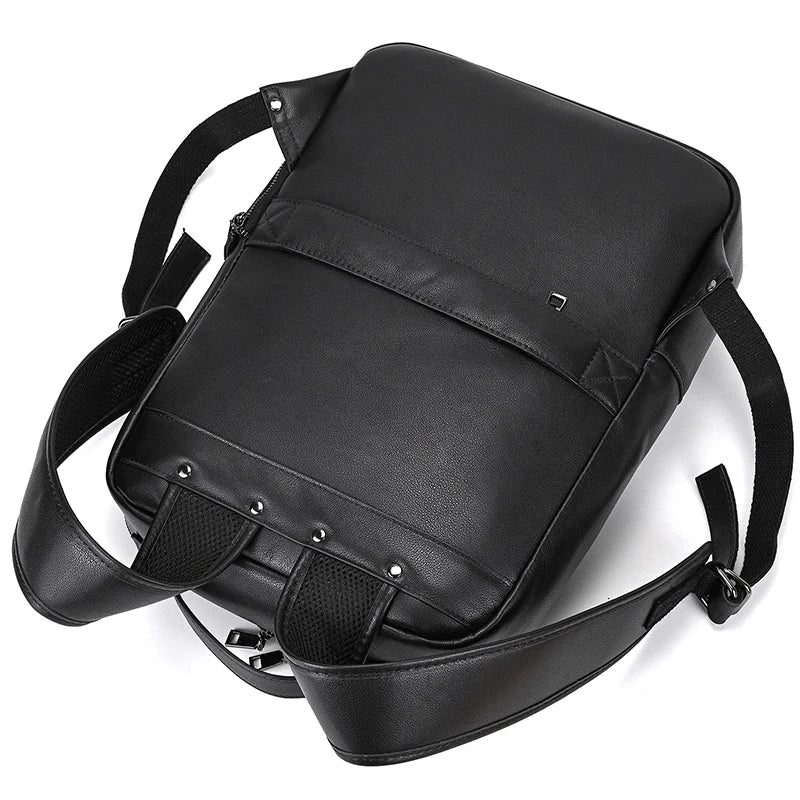 Single ritssluiting 15,6 inch laptop Retro-rugzak