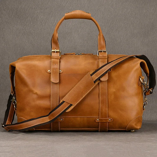 Fashion Leather Travel Bag For Men