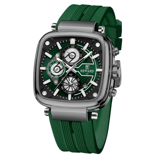 Stravon Square Chrono Sport Watch
