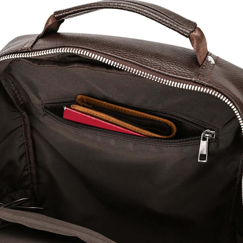 Minimalist Leather Backpack