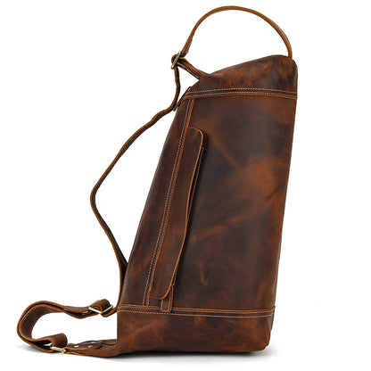 Premium Handmade Leather Sling Bag Fanny Pack