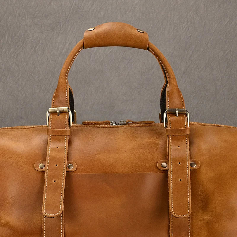 Fashion Leren Reistas voor Mannen