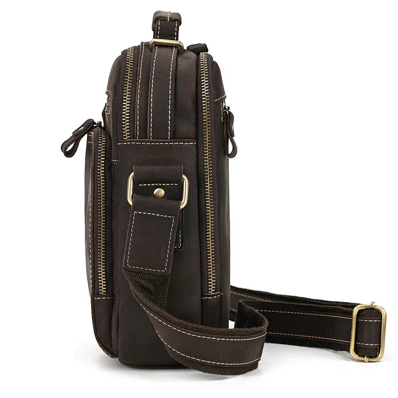 VALTORA™ leren crossbody slingtas