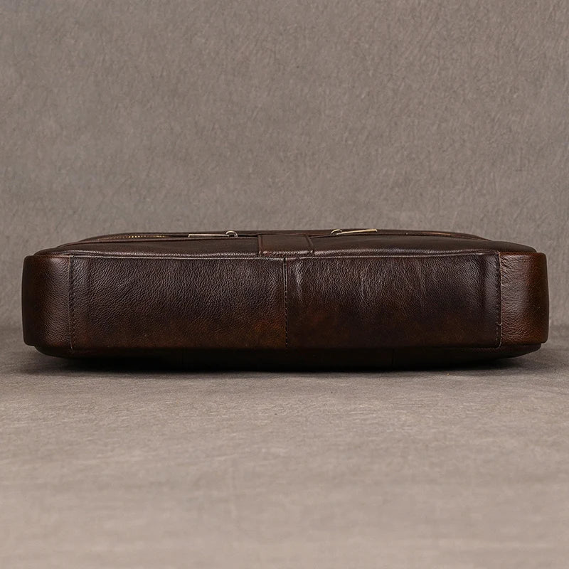 Men's Genuine Leather Business Briefcase