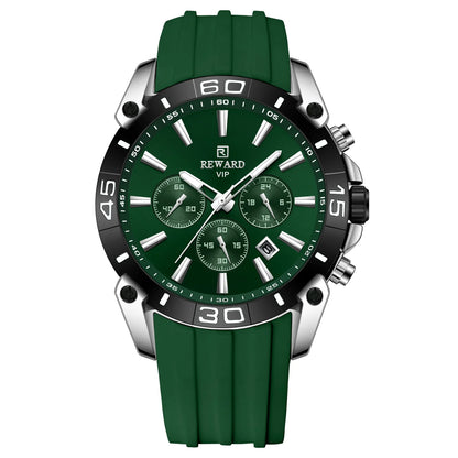 REWARD-Montre-bracelet étanche pour homme, chronographe Shoous, date, nouvelle mode