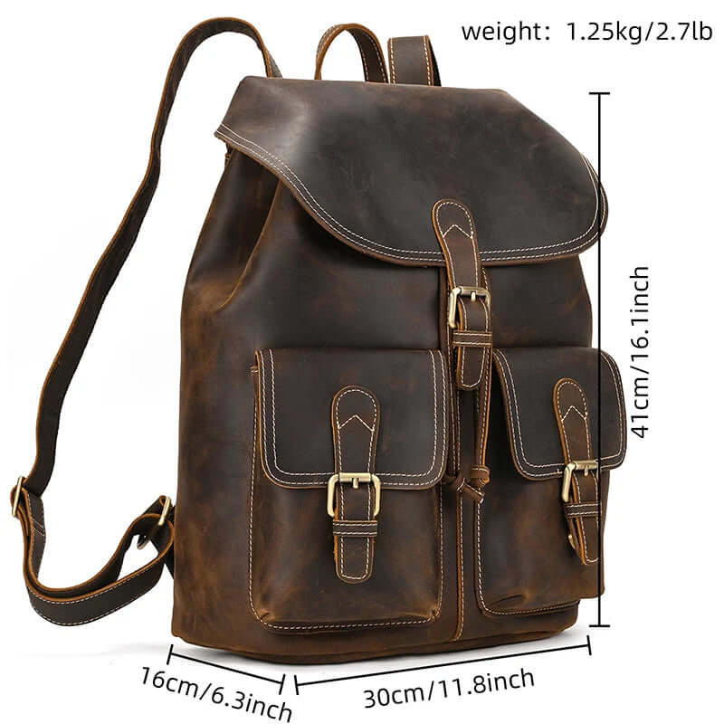 Leather Backpack