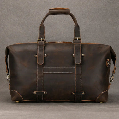 Fashion Leren Reistas voor Mannen