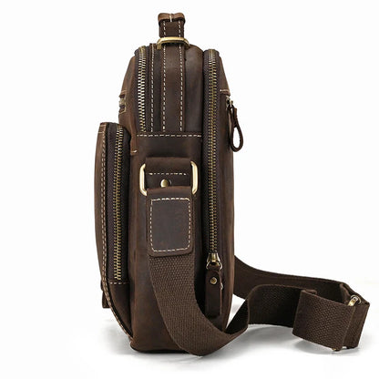 VALTORA™ leren crossbody slingtas