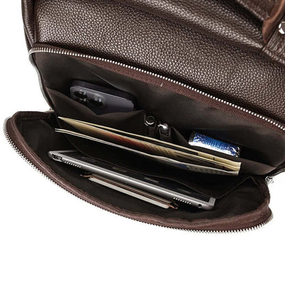 Minimalist Leather Backpack