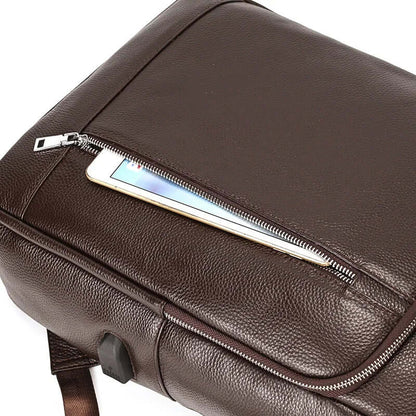 Minimalist Leather Backpack