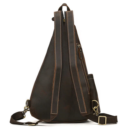 Leather Convertible Backpack Crossbody Bag Fanny Pack