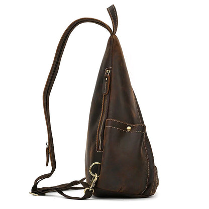 Leather Convertible Backpack Crossbody Bag Fanny Pack