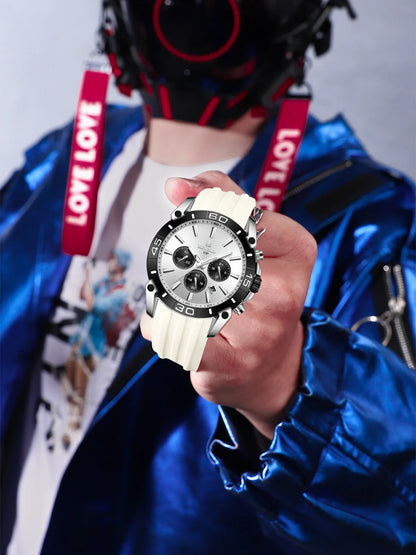 REWARD-Montre-bracelet étanche pour homme, chronographe Shoous, date, nouvelle mode