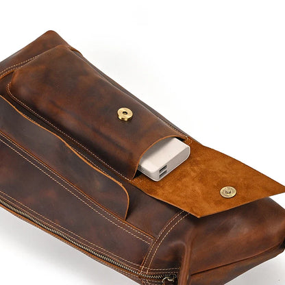 Premium Handmade Leather Sling Bag Fanny Pack