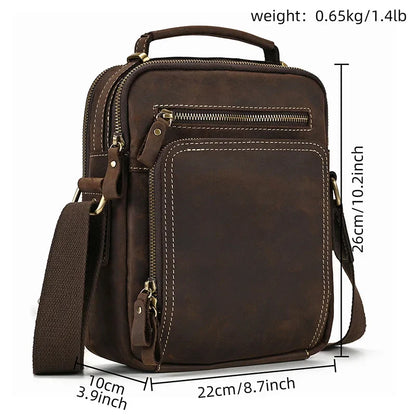 VALTORA™ leren crossbody slingtas