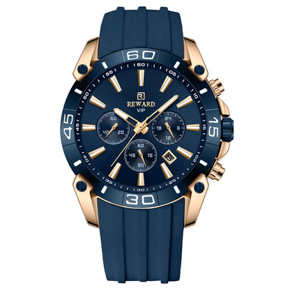 REWARD-Montre-bracelet étanche pour homme, chronographe Shoous, date, nouvelle mode