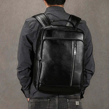 Minimalist Leather Backpack