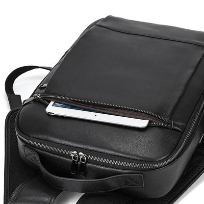 Single ritssluiting 15,6 inch laptop Retro-rugzak