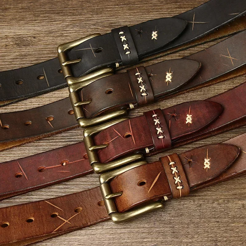 MARCELLO™ Vintage Buffalo Leather Belt
