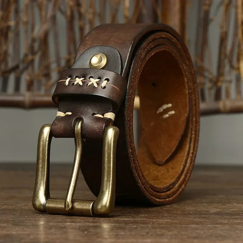 MARCELLO™ Vintage Buffalo Leather Belt