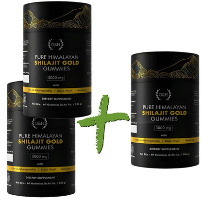 Pure Himalayan Shilajit Gummies | 3000 mg