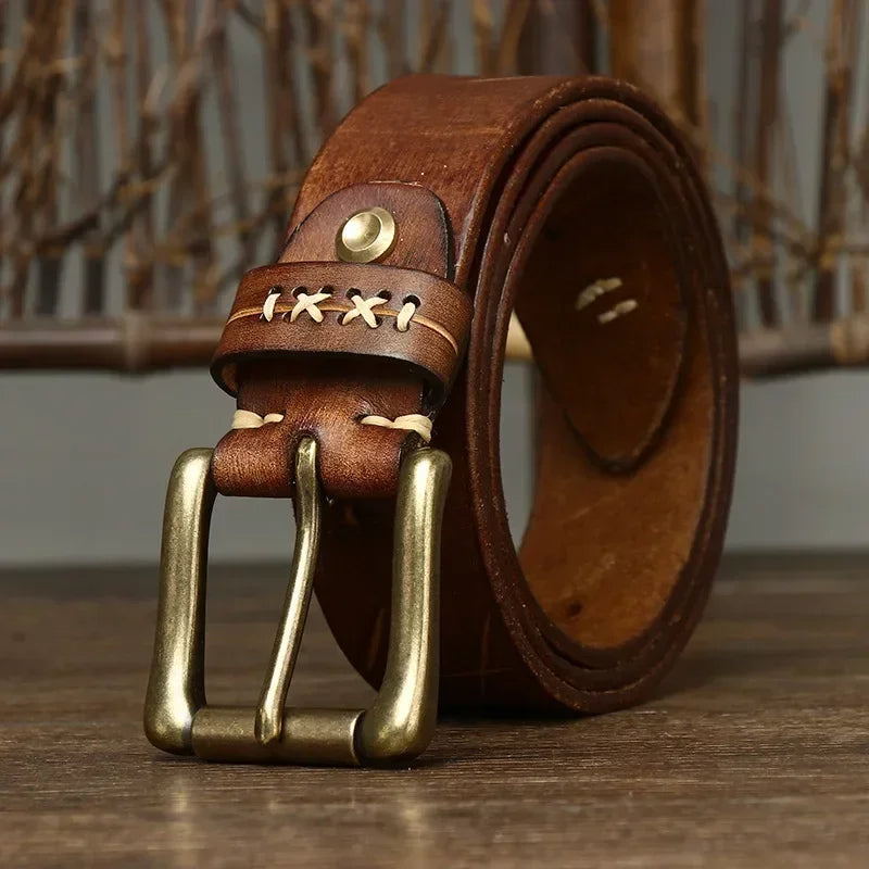 MARCELLO™ Vintage Buffalo Leather Belt