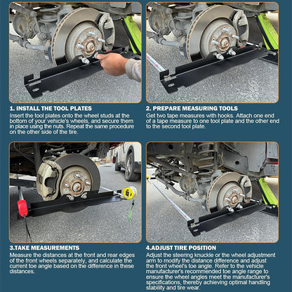 Stainless Steel Wheel Alignment Tool Plate