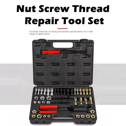 LAST DAY 50% OFF | Nut Screw Thread Repair Tool Set